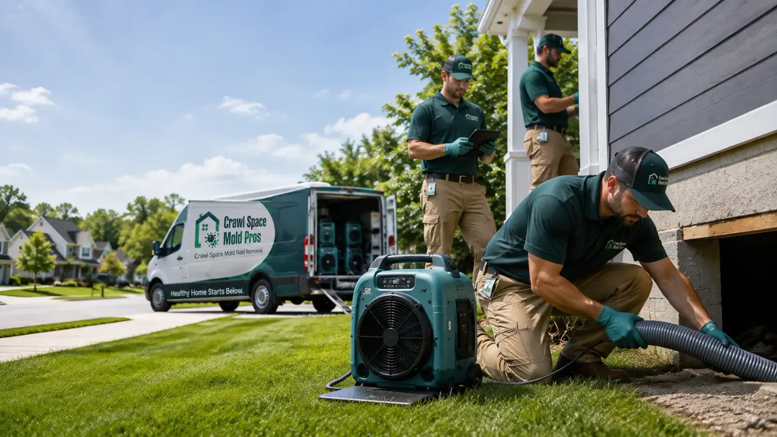 Crawl Space Mold Removal in Monticello, WI